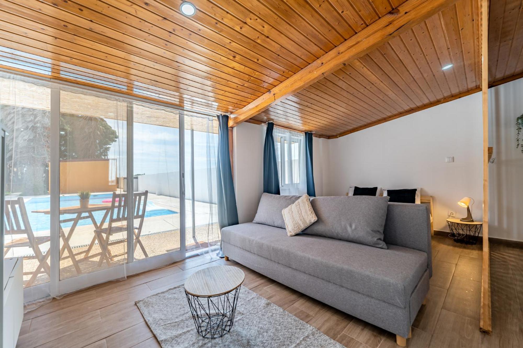 Апартаменты Wake Up With The Sea Breeze- House With Pool Ap1 Лавра Экстерьер фото