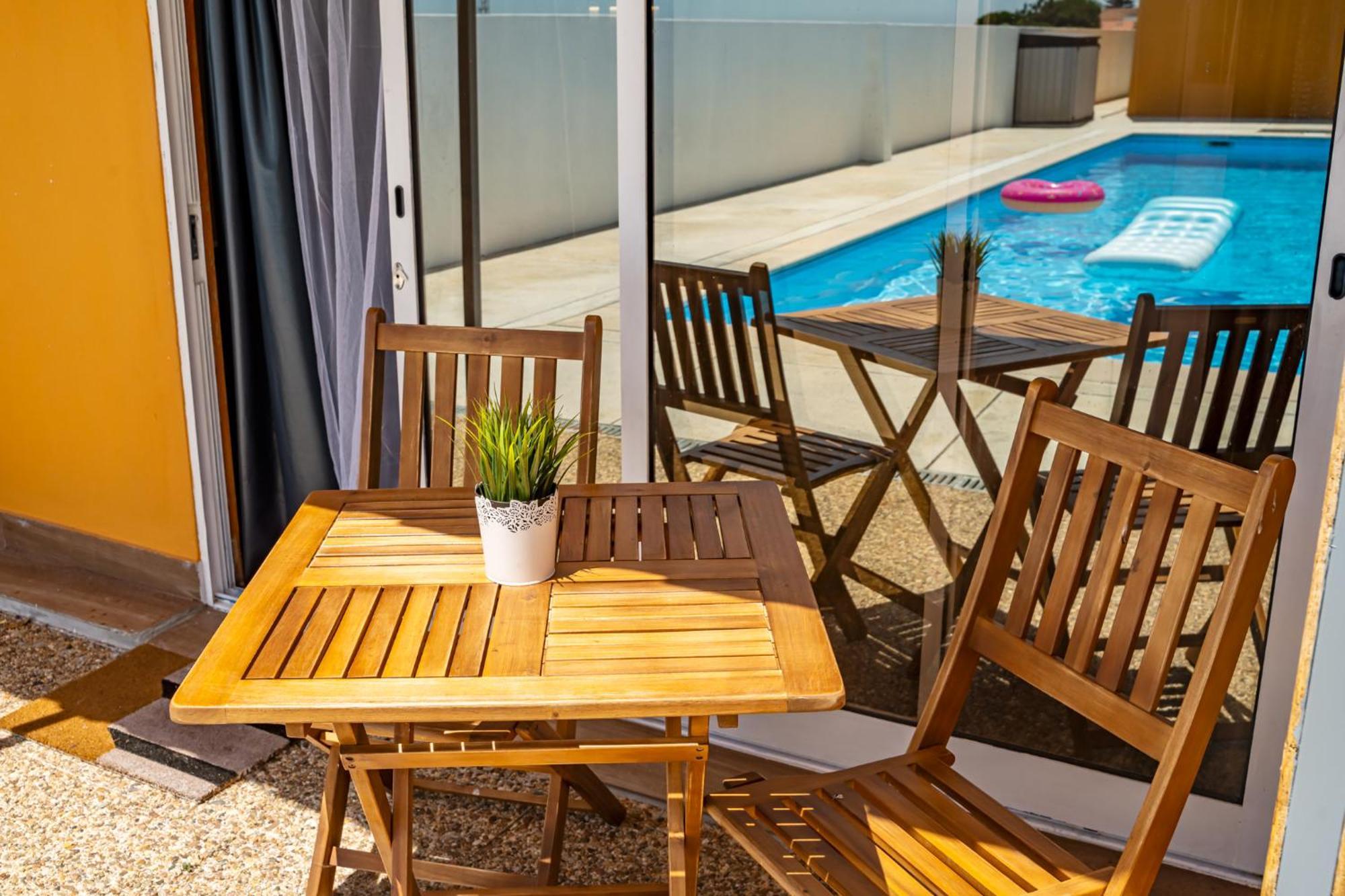 Апартаменты Wake Up With The Sea Breeze- House With Pool Ap1 Лавра Экстерьер фото